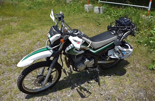 ヤマハのオフロードバイクのセロー250