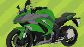 カワサキ バイク Ninja1000 エメラルドブレイズドグリーン×メタリックマットグラファイトグレー 2019年式