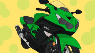 カワサキ バイク メガスポーツ ZX-14R グリーン